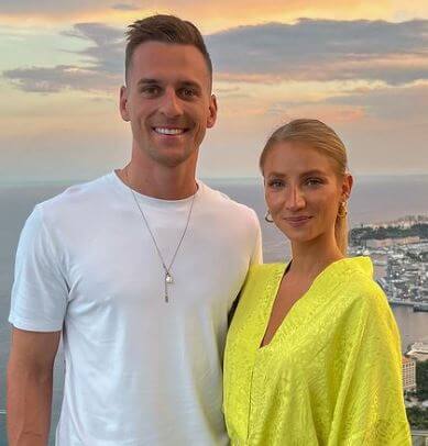 Jessica Ziolek former boyfriend Arkadiusz Milik with his girlfriend Agata Sieramska.